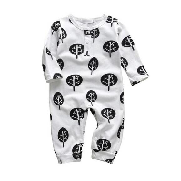 New Fall leaves long romper sleeper baby boy girl 6-9 months - Picture 1 of 1